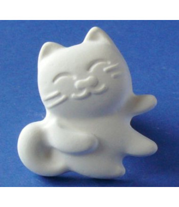 КОТИК №7 для декор.панно (гіпс) 4х3,3см