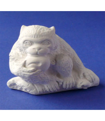 МАВПА З ПЕРСИКОМ СЕРЕДНЯ фігурка для декору (гіпс) 4,5х5,7см