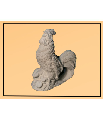 ПІВЕНЬ 3 фігурка для декору (гіпс) 9х7,5х4см