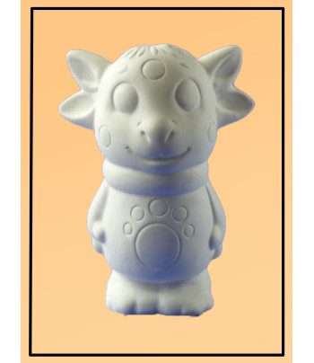 ЛУНТИК фігурка для декору (гіпс) 10х7х6см