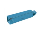 *Пенал з екошкіри квадратний Rhodiarama 50х50х230мм БІРЮЗОВИЙ