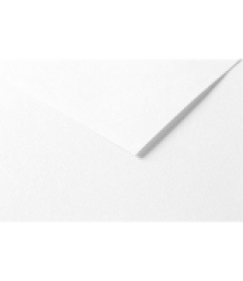 RR Папір д/пастелі 160гр др.зерно 100%цел. Tulipe Clairefontaine| 20х30см БІЛИЙ