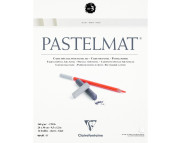 Альбом-склейка д/пастелі 360гр др.зерно обкл.м'яка Pastelmat Clairefontaine 12арк.24х30см А4