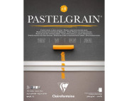 Альбом-склейка д/пастелі 360гр сер.зерно обкл.м'яка PastelGrainClairefontaine 12арк.24х30см СІРІ ВІДТІНКИ
