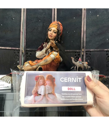 Полімерний моделін "CERNIT DOLL COLLECTION" Darwi 500гр БІЛИЙ