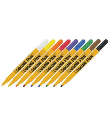 R Набір маркерів на спирт.осн..1,5мм "Decor Pen 2738" Centropen 9кол