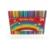 Набір фломастерів тригранних що змиваються "Rainbow Kids" Centropen у блістері 24кол