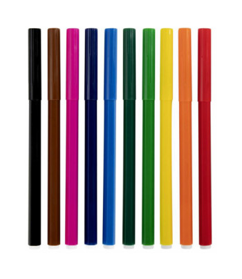 *Набір фломастерів що змиваються з вент.колп."Пінгвіни" CENTROPEN у блістері 10кол