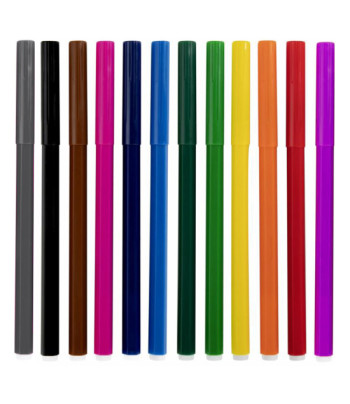 *Набір фломастерів що змиваються з вент.колп."Пінгвіни" CENTROPEN у блістері 12кол