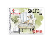 *Альбом(спіраль) д/акв.200гр акварельний 100% цел.обкл.м'яка "Animals" Paper Watercolour Collection Santi 20арк. А4