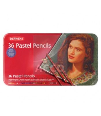 *Набір пастельн. олівців."Pastel Pencils" Derwent в мет.короб. 36цв
