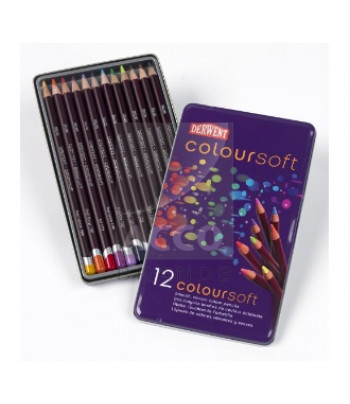 *іНабір кол. олівців."Coloursoft" в метал.кор. 12кол