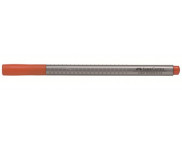 Линер водостойкий "Grip Fine Pen" Faber Castell 0,4мм ОРАНЖЕВЫЙ /151615