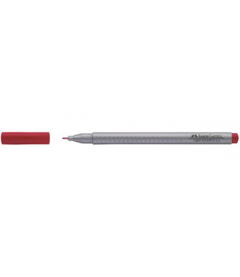 Лінер водостійкий "Grip Fine Pen" Faber Castell 0,4мм КАРМІН /151626