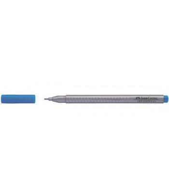 Лінер водостійкий "Grip Fine Pen" Faber Castell 0,4мм БЛАКИТНИЙ /151647