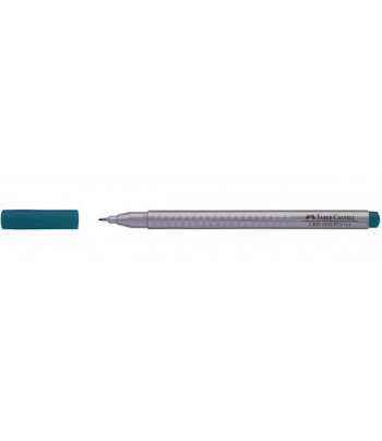Лінер водостійкий "Grip Fine Pen" Faber Castell 0,4мм КОБАЛЬТ БІРЮЗОВИЙ /151653