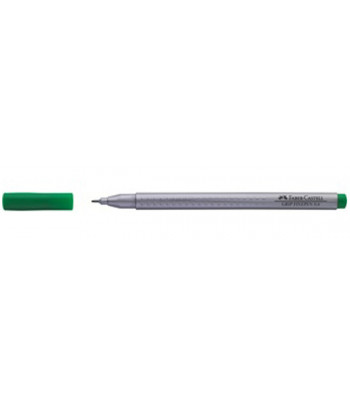Лінер водостійкий "Grip Fine Pen" Faber Castell 0,4мм ЗЕЛЕНИЙ /151667