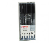 Набір капілярних ручок DP-298S  Joyko  (0,1-2мм) 6шт. у блістері