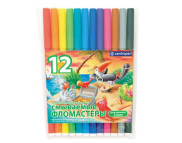 Набір фломастерів "Птахи" CENTROPEN у блістері 12кол /7790/12-87