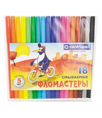 Набір фломастерів CENTROPEN у блістері 18кол