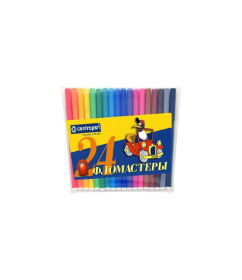 Набір фломастерів CENTROPEN у блістері 24кол