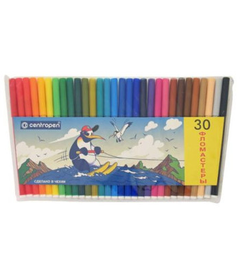 Набір фломастерів CENTROPEN у блістері 30кол