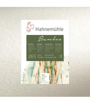 Папір універсальний 265г бамбук+хлопок "MIX Bamboo" Hahnemuhle 265г 50х65