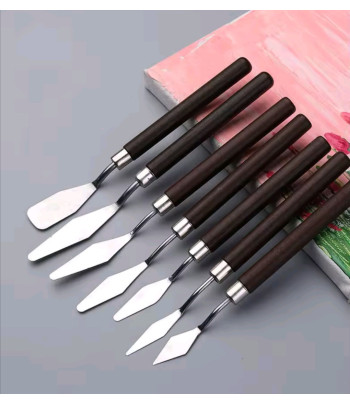 R Набір мастихінів металевих 7шт.