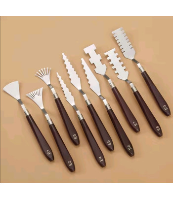 RR Мастихін металевий фігурний для створення текстур у асортименті