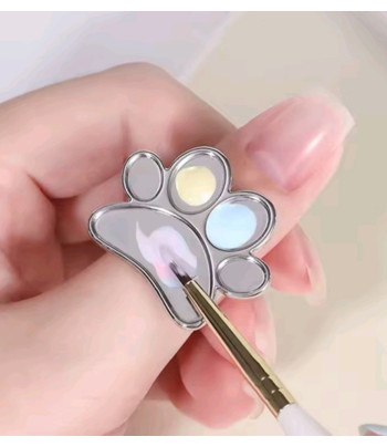 Перстень металевий "Палітра-Лапка"