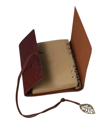 Блокнот д/начерків обкл.єкошкіра 10,5х15см А6 КРАФТ