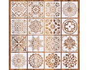 Трафарет декоративний 15х15см у асортименті