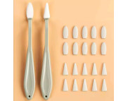 Набір інструментів для розтушування м'як.графічн.матеріалів(2 тримачі + 20 насадок)