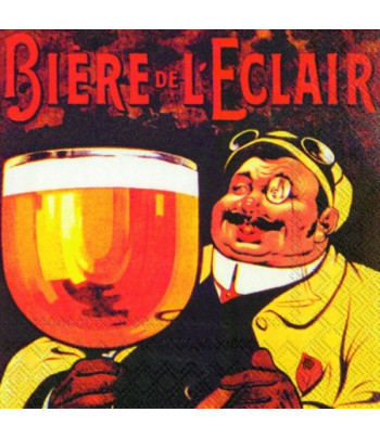 R РАЗБИРАТЬ 22 Серветка25х25см (20шт) "Пиво DE L'ECLAIR"