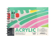 Альбом(спіраль) д/акрилу 230гр обкл.м'яка Art rangers 20арк.14,8х21см А5