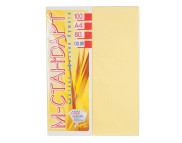 RR Папір кольоровий 80гр М-Стандарт А4|  ЛИМОННИЙ