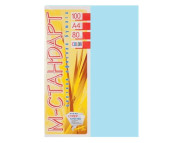 RR Папір кольоровий 80гр М-Стандарт А4|  БЛАКИТНИЙ