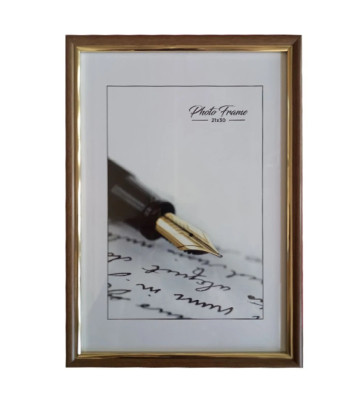 210х300мм шир.15мм Рама пластикова зі склом багет н/кругл."33 Amigos" СВІТЛО-КОРИЧНЕВА /143