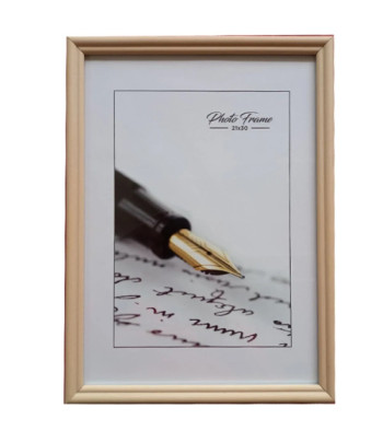 *210х300мм шир.15мм Рама пластикова зі склом багет н/кругл."33 Amigos" СВІТЛО-КОРИЧНЕВА /144