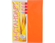 RR Папір кольоровий 80гр М-Стандарт А4|  ПОМАРАНЧЕВИЙ