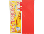 RR Папір кольоровий 80гр М-Стандарт А4|  ЧЕРВОНИЙ