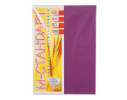 RR Папір кольоровий 80гр М-Стандарт А4|  МАЛИНОВИЙ ТЕМНИЙ