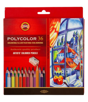 *Набір кол. олівців.Polycolor Koh-i-Noor.у картон.кор..36шт.