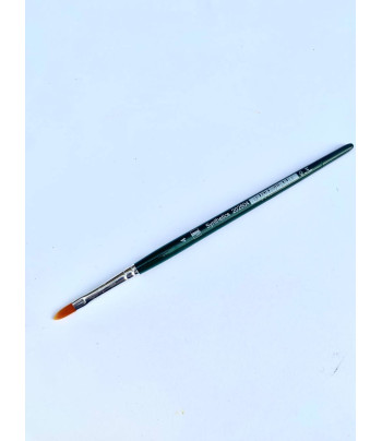 *Пензель із синтетики(імитац.колонка) ОВАЛЬНИЙ/ручка коротк.Kreul №4