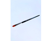 *Пензель середн.жорсткості ОВАЛЬНИЙ,волос синтетика руда іміт.колонка,Kreul ручка коротка синя №8