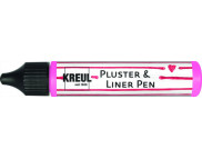 Контур универсальный опухающий (стирка до 40*С) "Pluster Liner Pen" Kreul 29мл РОЖЕВИЙ