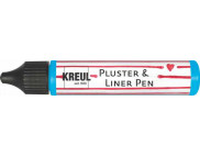 Контур универсальный опухающий (стирка до 40*С) "Pluster Liner Pen" Kreul 29мл ГОЛУБОЙ