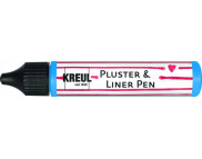 Контур универсальный опухающий (стирка до 40*С) "Pluster Liner Pen" Kreul 29мл СИНИЙ