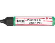 Контур универсальный опухающий (стирка до 40*С) "Pluster Liner Pen" Kreul 29мл ТРАВНЕВА ЗЕЛЕНЬ