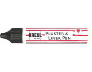 Контур универсальный опухающий (стирка до 40*С) "Pluster Liner Pen" Kreul 29мл БЕЛЫЙ ХЛОПОК